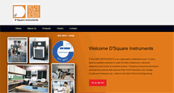 Desktop Screenshot of dsquareinstruments.com